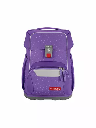 STEP BY STEP | Set de mochila escolar de 4 piezas BASIS Purple Konfetti |